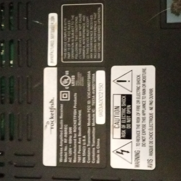 Rocket Fish wireless amp - Picture 3 of 3